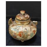 Miniature Asian porcelain urn
