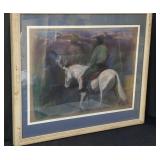 Titled and named artwork print