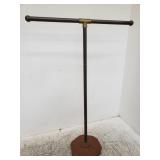 Vintage bronze and brass clothes T-bar