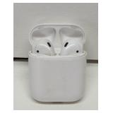 Apple AirPods in rechargeable case. First