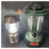 Two camping lanterns