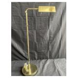 Brass extendable floor lamp