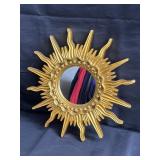 Sunburst wall mirror