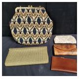 Group of vintage purses and Wallets