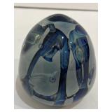 Signed , vintage 1987  C.C. Walters art glass