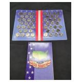 Complete album of Uncirculated US State Quarter