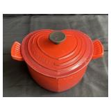 Heart shaped Le Creuset dutch oven
