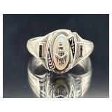 Vintage 1977 sterling silver class ring, 3.51g