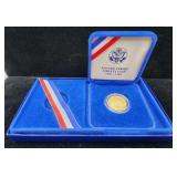 1986 US Liberty Coin in Case