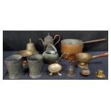 Group of vintage metalware