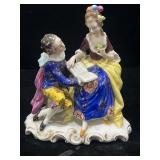 Vintage ceramic courting couple made in Germany