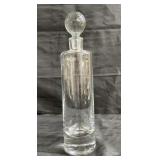 Handblown glass decanter