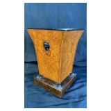 Vintage Italian metal waste basket