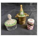 Group of pill boxes, Limoges, etc.