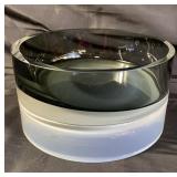Glass display bowl
