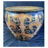 Hand painted ceramic planter