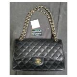 Designer style purse marked CHANEL