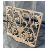 Cast iron book stand