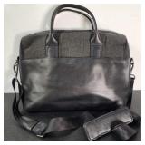 Banana Republic black leather bag with strap 1