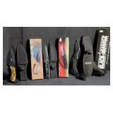 Group of 3 knives: United Cutlery Black Savage