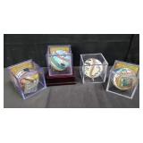 Group of collectible baseballs 1 signed box lot