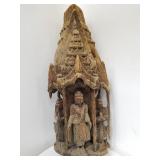 Antique wood sculpture
