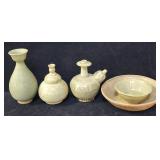 14c. style handmade pitchers & bowls