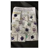 Semi-precious stone necklaces
