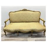 Antique Louis XV French style gilt wood framed