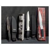 the pig sticker massive survival bowie & sheath