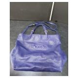 Designer style purple bag, labeled Tods