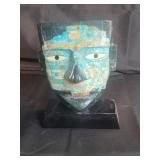 Composite faux marble mask decoration 10" x 8"