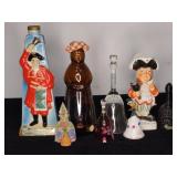 9 vintage bells & decanters Royal Doulton Coal