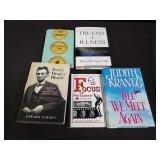 Group of signed books box lot