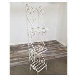 Wrought iron plant rack