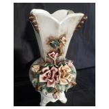 Capodimonte floral vase