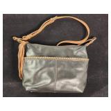 Vintage New York leather handbag with 2 tones