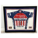 Signed 2006 Toyota United Pro cycling team jersey