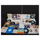 Group of 45s vinyl records