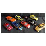 Group of car models,