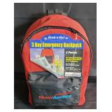 3 day emergency backpack
