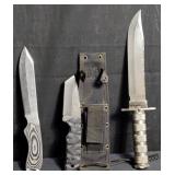 Group of 3 knives: Colt CT625, Rough Rider