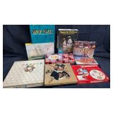 Collection of board games, model kits in box lot