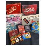 Vintage games, board games, puzzles etc in box lot