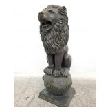 Large bronze Lion Garden statue