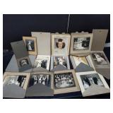 Group of vintage wedding photos