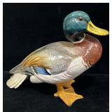 Ceramic mallard duck statue