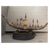 Vintage buffalo horn southeast Asian water