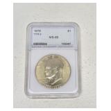 1976 Eisenhower Bicentennial Dollar Coin MS65