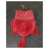 Vintage Victorian style beaded purse